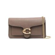 Tabby Chain Clutch Tas Coach , Beige , Dames