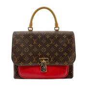 Pre-owned Canvas louis-vuitton-bags Louis Vuitton Vintage , Brown , Da...