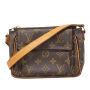 Pre-owned Canvas shoulder-bags Louis Vuitton Vintage , Brown , Dames