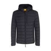 Matzwarte Last Minute Gewatteerde Jas met Capuchon Parajumpers , Black...