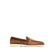 Stijlvolle Sneakers voor Mannen Santoni , Beige , Heren