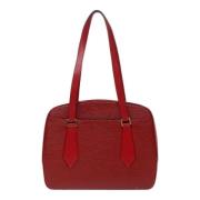 Pre-owned Leather louis-vuitton-bags Louis Vuitton Vintage , Red , Dam...