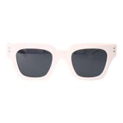 Stijlvolle zonnebril met model 0Dg4413 Dolce & Gabbana , White , Heren