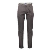 Klassieke Slim Fit Broek Gant , Gray , Heren