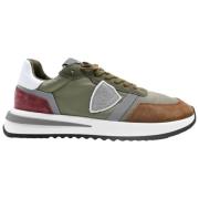 Lage Top Mondial Sneakers in Grijs Bruin Philippe Model , Multicolor ,...