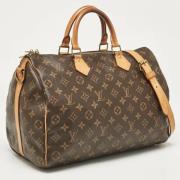 Pre-owned Canvas louis-vuitton-bags Louis Vuitton Vintage , Brown , Da...