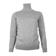 Grijze Cashmere Dolcevita Trui Cashmere Company , Gray , Dames