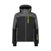 Zwarte Ski Jas Waterdicht Warm CMP , Black , Heren