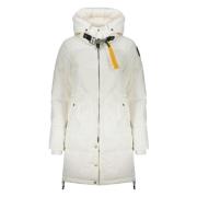 Donsjack met afneembare capuchon en zakken Parajumpers , White , Dames