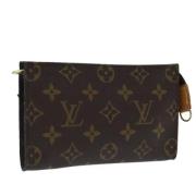 Pre-owned Canvas pouches Louis Vuitton Vintage , Brown , Dames