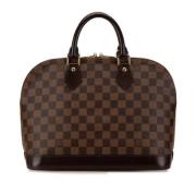 Pre-owned Canvas louis-vuitton-bags Louis Vuitton Vintage , Brown , Da...