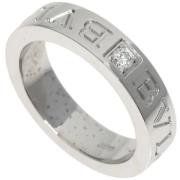 Pre-owned White Gold rings Bvlgari Vintage , Gray , Dames