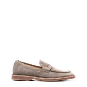 Stijlvolle Leren Schoenen voor Mannen Officine Creative , Beige , Here...