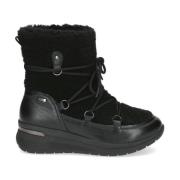 Zwarte Gesloten Booties Enkellaarzen Vrouwen Caprice , Black , Dames