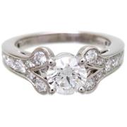 Pre-owned Platinum rings Cartier Vintage , Gray , Dames