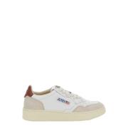 Witte Sneakers Lage Medalist Stijl Autry , White , Dames