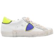 Paris Low Woman Sneakers Neon Wit Geel Philippe Model , Multicolor , D...