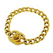 Pre-owned Metal chanel-jewelry Chanel Vintage , Yellow , Dames