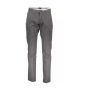 Grijze Katoenen Jeans Gant , Gray , Heren