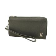 Pre-owned Leather wallets Louis Vuitton Vintage , Black , Dames