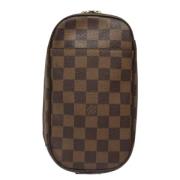 Pre-owned Canvas shoulder-bags Louis Vuitton Vintage , Brown , Dames