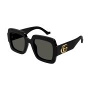 Stijlvolle zonnebril voor dagelijks gebruik Gucci , Black , Dames