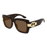 Stijlvolle zonnebril Gg1688S kleur 002 Gucci , Brown , Dames