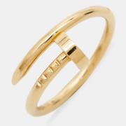 Pre-owned Metal rings Cartier Vintage , Yellow , Dames