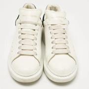 Pre-owned Leather sneakers Alexander McQueen Pre-owned , White , Dames