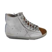 Wit Blauw Francy Sneakers Golden Goose , Gray , Heren