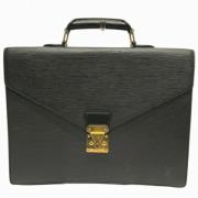 Pre-owned Leather louis-vuitton-bags Louis Vuitton Vintage , Black , H...