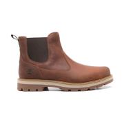 Bruine Suède Chelsea Laarzen Timberland , Brown , Heren