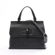 Pre-owned Leather gucci-bags Gucci Vintage , Black , Dames