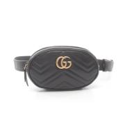 Pre-owned Leather gucci-bags Gucci Vintage , Black , Dames