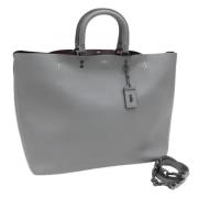 Pre-owned Leather handbags Coach Pre-owned , Gray , Dames