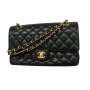 Pre-owned Leather chanel-bags Chanel Vintage , Black , Dames