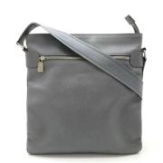 Pre-owned Leather shoulder-bags Louis Vuitton Vintage , Gray , Dames