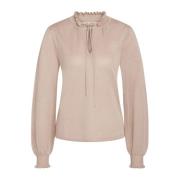 Elegante Gebreide Kleding met Fijne Details RUE de Femme , Pink , Dame...