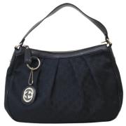 Pre-owned Canvas handbags Gucci Vintage , Black , Dames