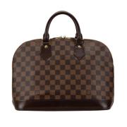 Pre-owned Canvas louis-vuitton-bags Louis Vuitton Vintage , Brown , Da...