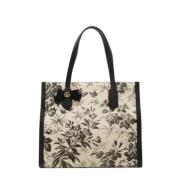 Pre-owned Canvas totes Gucci Vintage , Beige , Dames