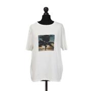 Pre-owned Cotton tops Yves Saint Laurent Vintage , White , Dames