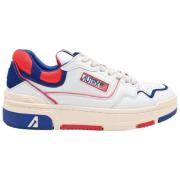 Rockie Low Sneakers Wit/Blauw/Rood Autry , White , Heren