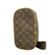 Pre-owned Canvas crossbody-bags Louis Vuitton Vintage , Brown , Dames