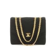 Pre-owned Fabric chanel-bags Chanel Vintage , Black , Dames