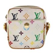 Pre-owned Canvas louis-vuitton-bags Louis Vuitton Vintage , White , Da...