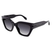 Stijlvolle zonnebril voor heren Alexander McQueen , Black , Unisex