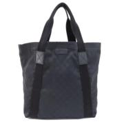 Pre-owned Canvas totes Gucci Vintage , Black , Dames