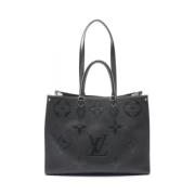 Pre-owned Leather handbags Louis Vuitton Vintage , Black , Dames