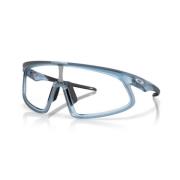 Sportieve zonnebril met uniek ontwerp Oakley , Gray , Unisex